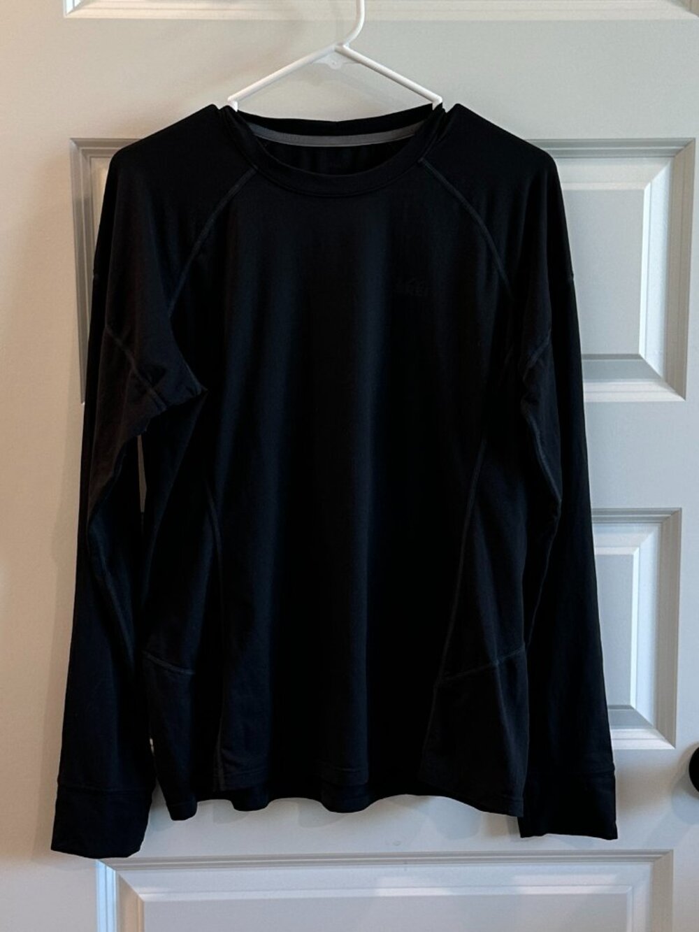 REI Buttery Soft Base Layer Long Sleeve Top XL Black